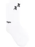 Courrèges AC Sports logo-intarsia socks - White