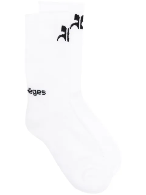 Courrèges AC Sports logo-intarsia socks