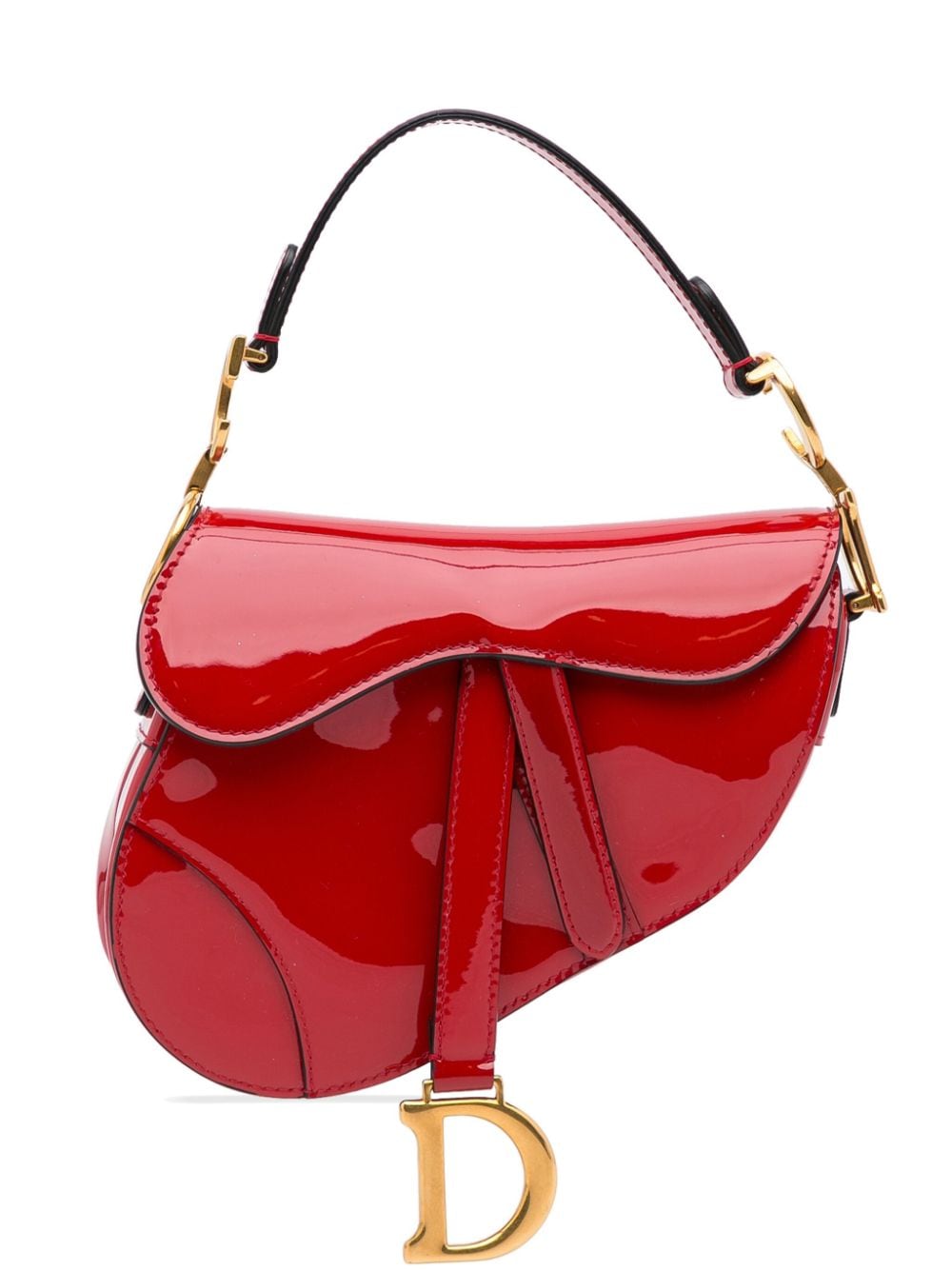 Christian Dior Leather Saddle Bag