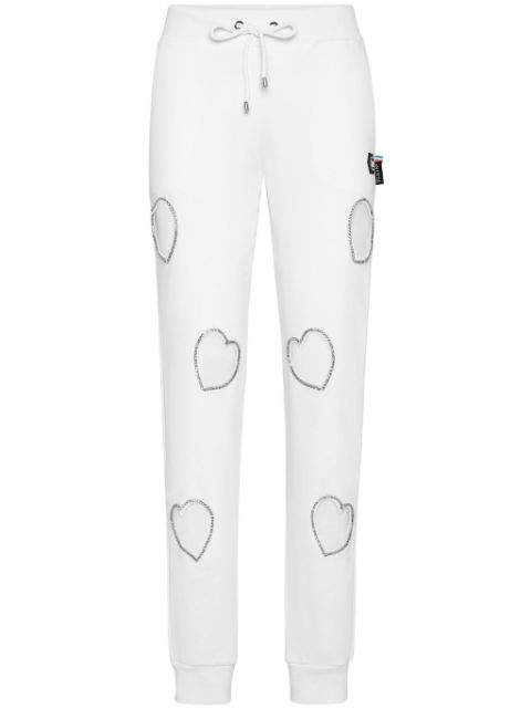 Philipp Plein Heart track pants Women