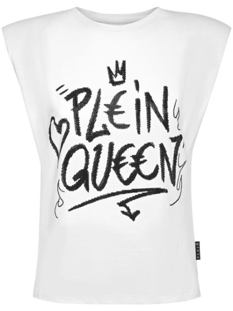 Philipp Plein Sexy Pure crystals-embellished sleeveless T-shirt Women