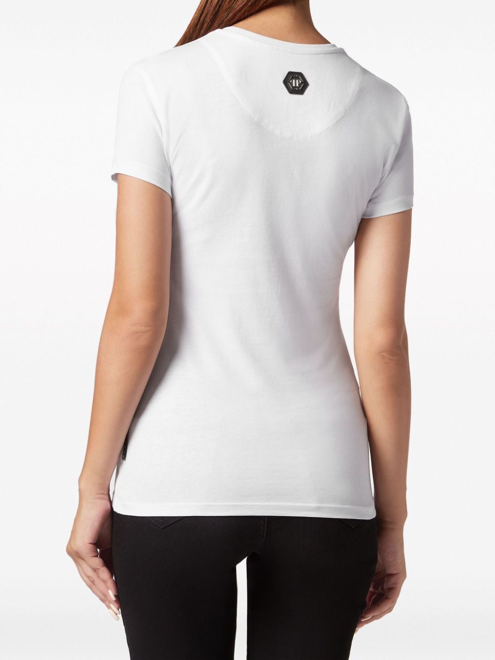 Shop Philipp Plein Sexy Pure Cotton T-shirt In White