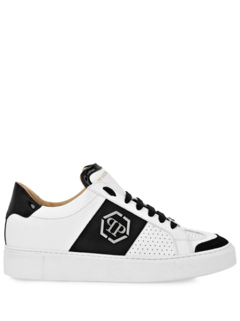 Philipp Plein Hexagon low-top leather sneakers Men