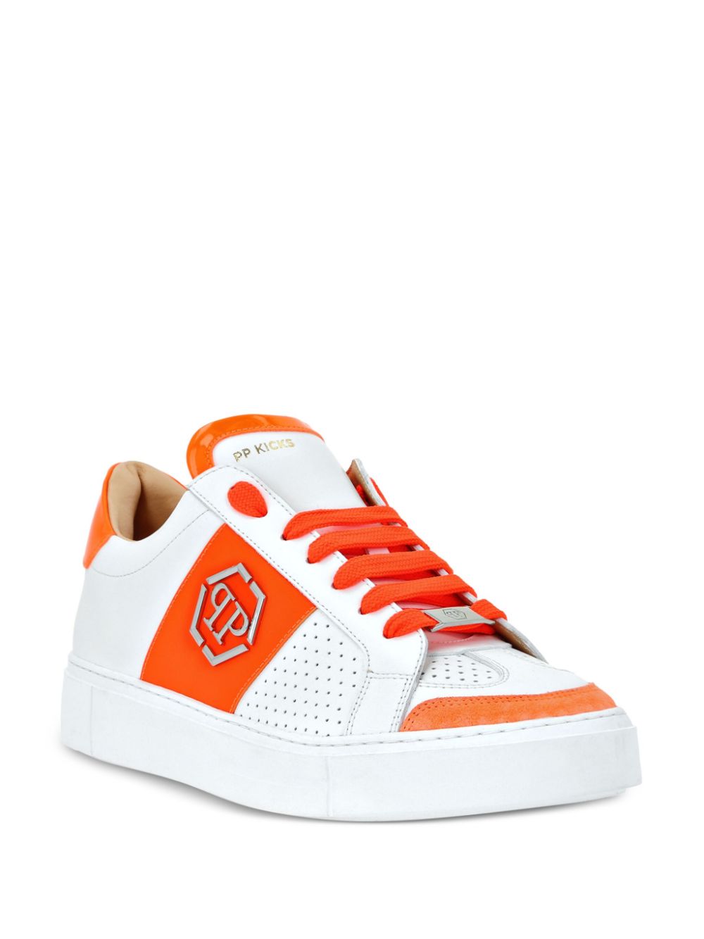 Philipp Plein Hexagon low-top sneakers - Wit