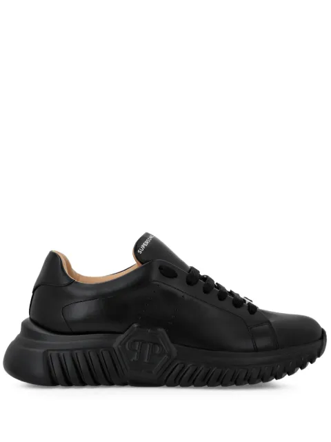 Philipp Plein Runner Hexagon low-top leather sneakers
