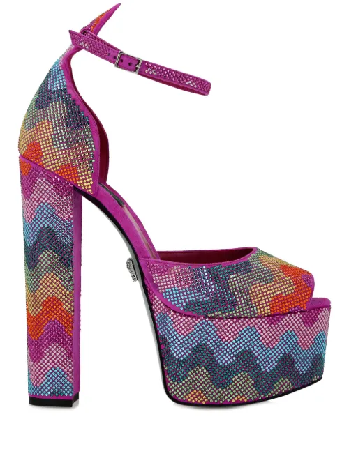 Sandales à ornements en cristal 120 mm - Philipp Plein - Modalova