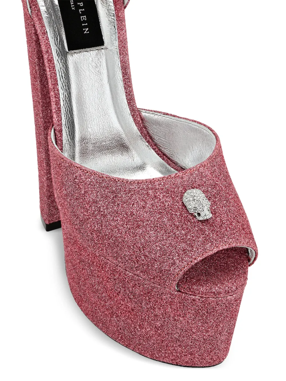 Philipp Plein Sandalen met plateauzool Roze