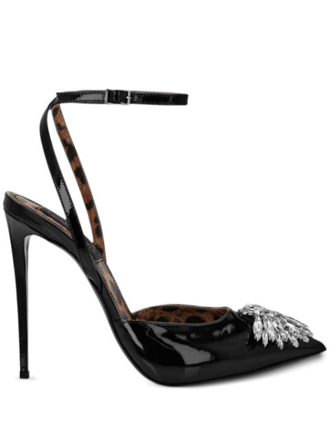 Philipp Plein Mirror 100mm crystal-embellished pumps Women