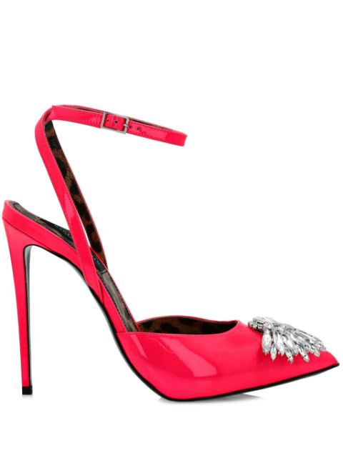 Philipp Plein crystal-embellished stiletto pumps Women