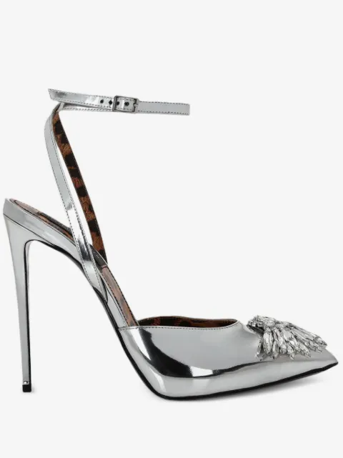 Philipp Plein zapatillas Mirror con tacón de 100mm