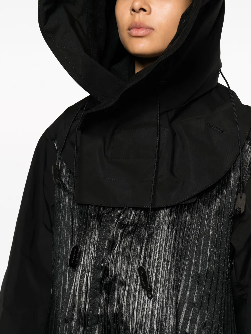 Junya Watanabe Jack met capuchon Zwart