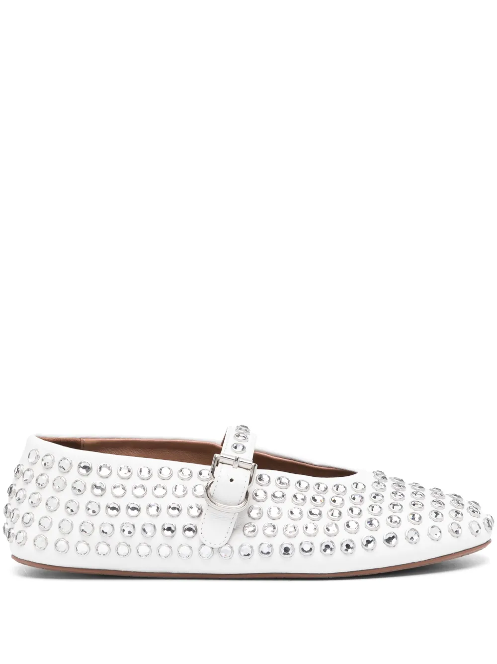 Alaïa Sapatilha com aplicação de cristais | Branco | Image 1