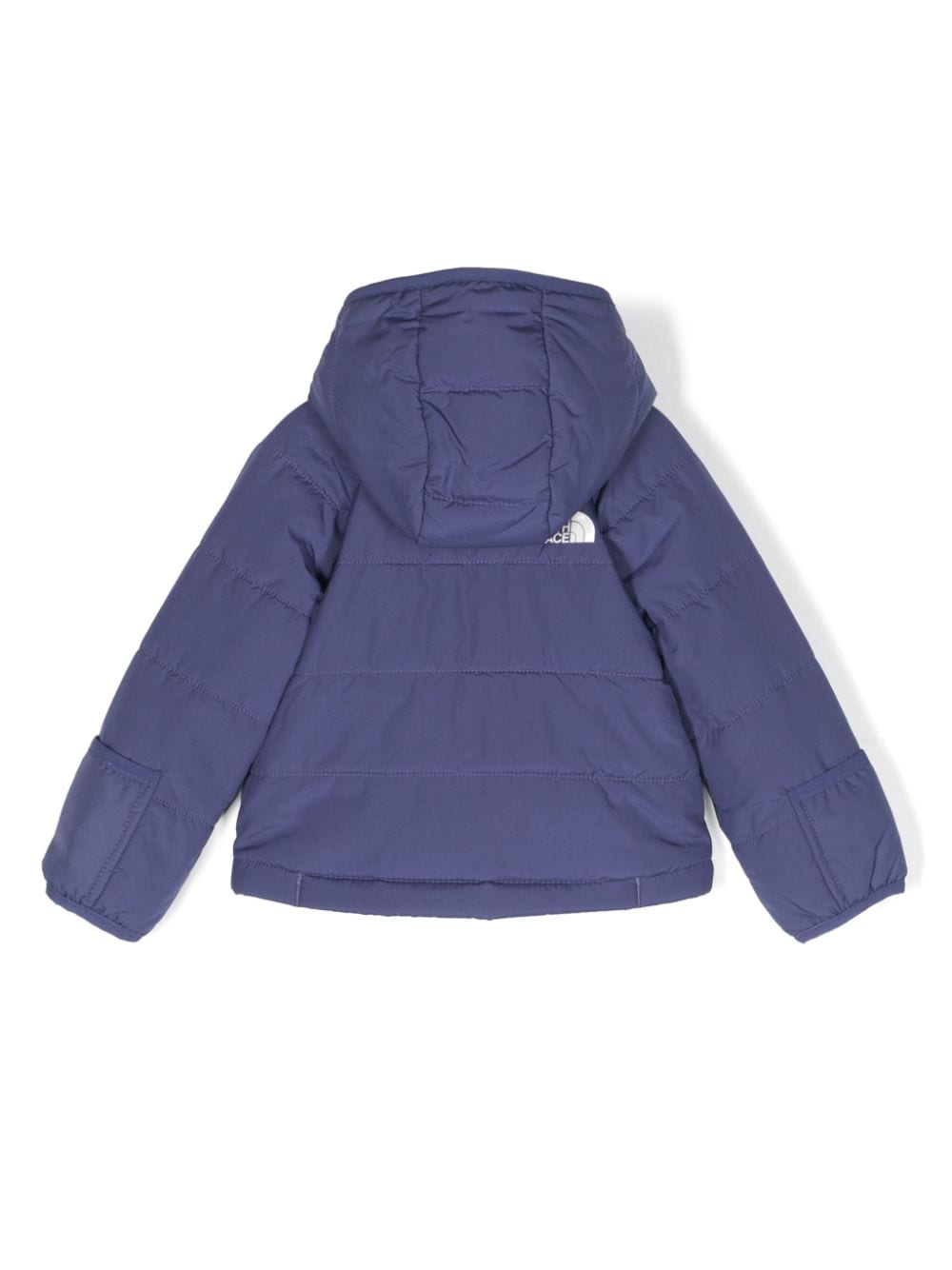 The North Face Kids logo-print padded jacket - Blauw