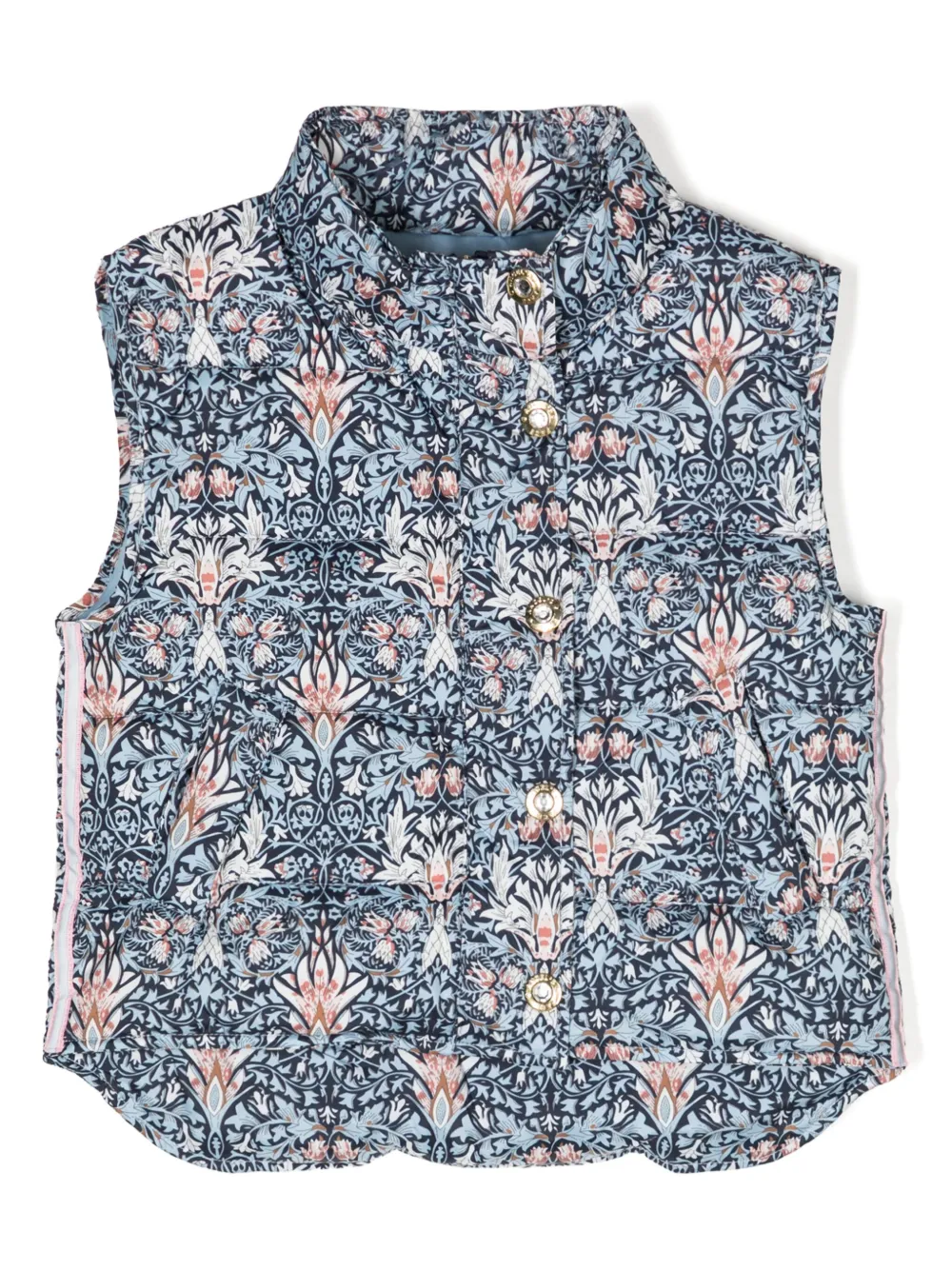 Angel's Face Tabatha Floral-print Gilet In 彩色