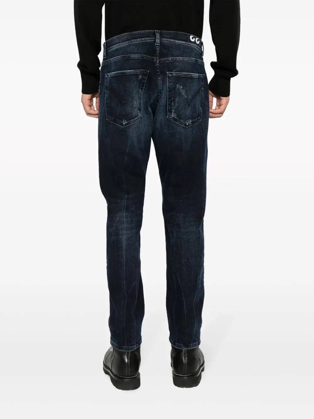 DONDUP Dian jeans met toelopende pijpen Blauw