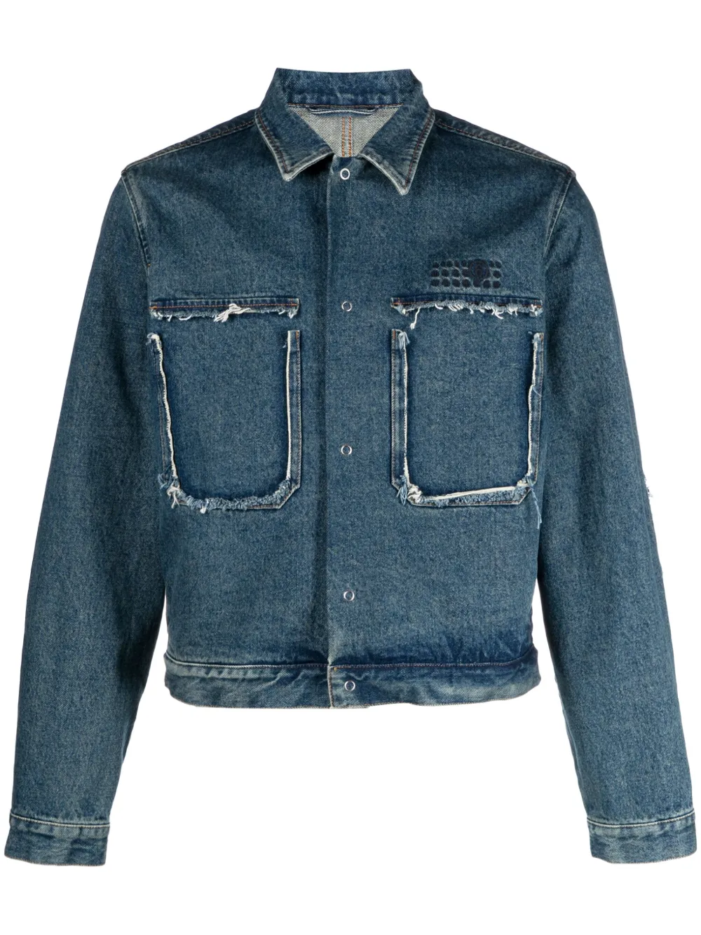 MM6 Maison Margiela Denim jack Blauw