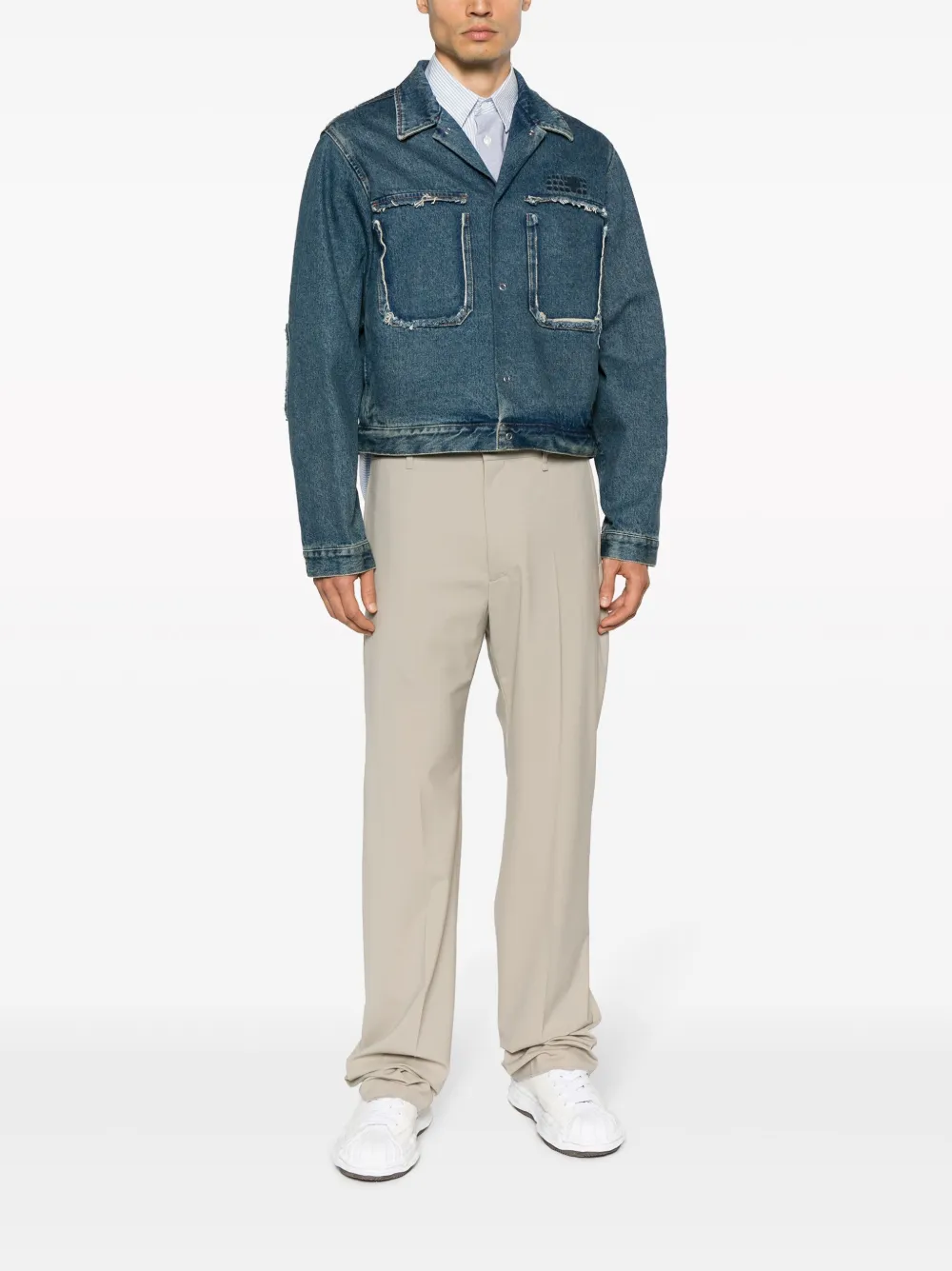 MM6 Maison Margiela Denim jack - Blauw