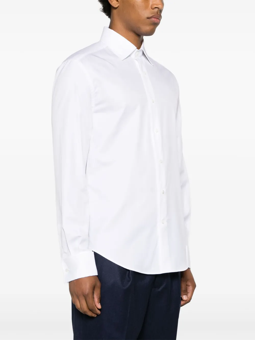 Brunello Cucinelli Katoenen overhemd Wit