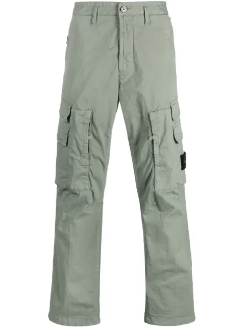 Stone Island pantalones cargo con diseño recto