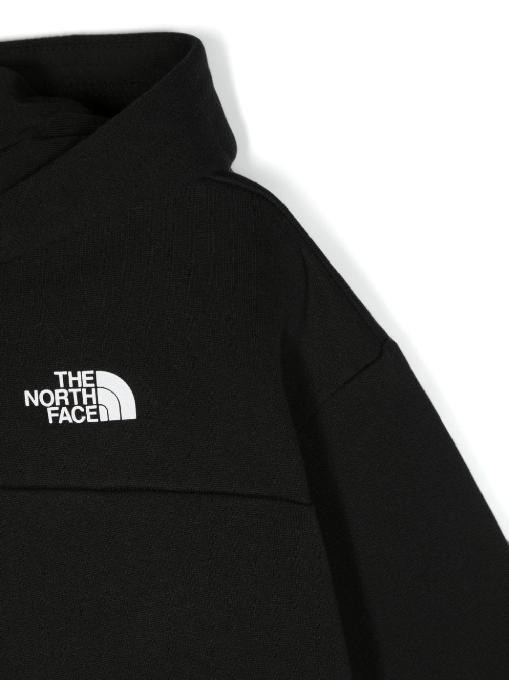 Shop The North Face Logo-print Cotton Hoodie In Black