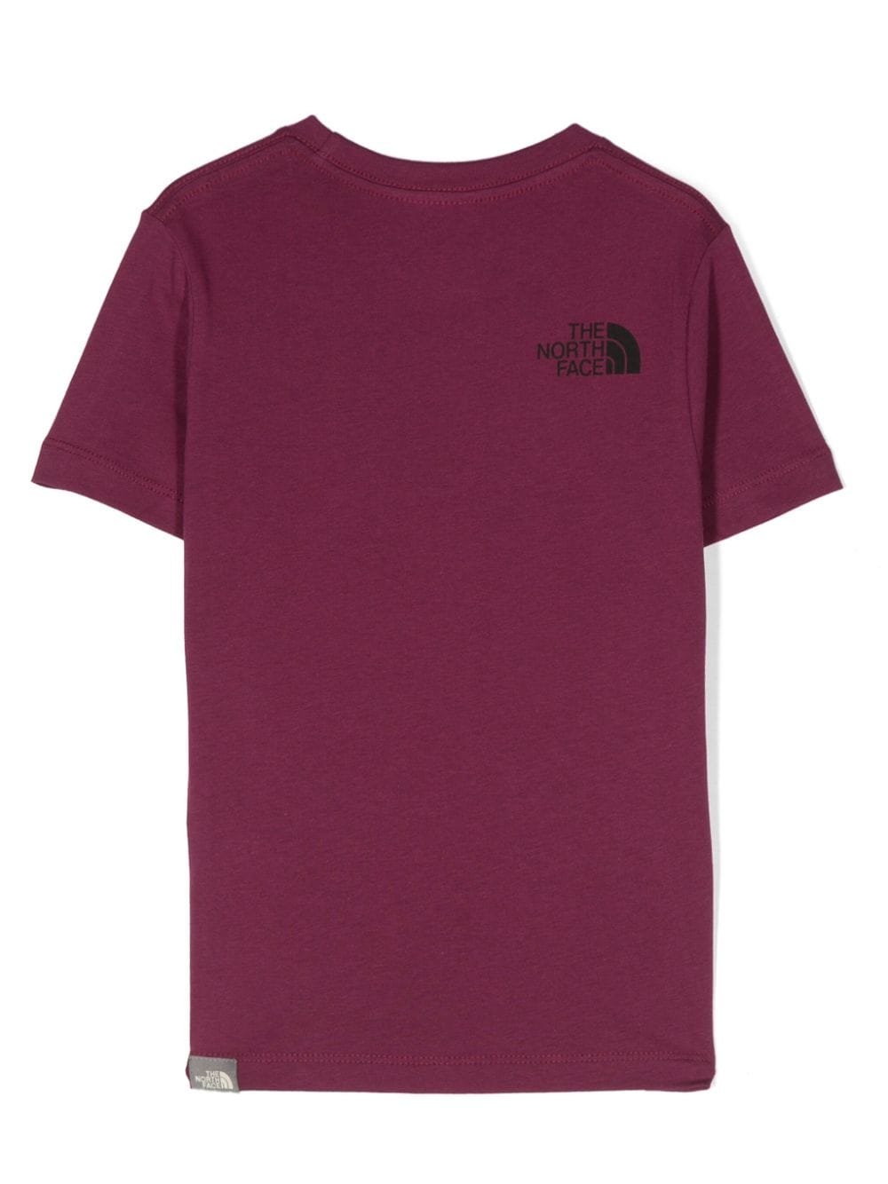 Shop The North Face Logo-print Cotton T-shirt In Purple