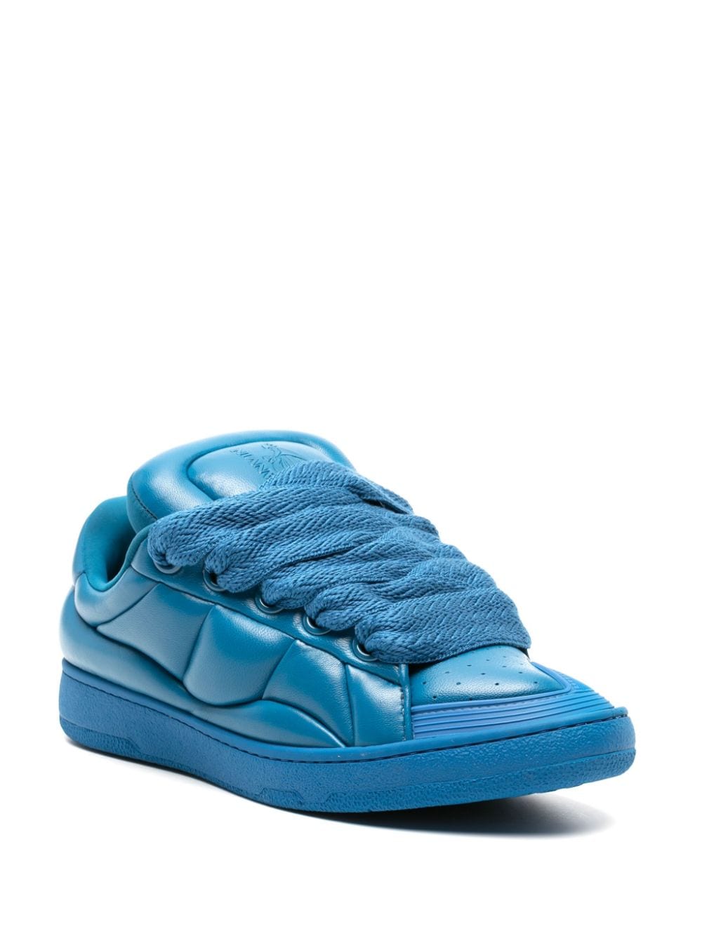 Lanvin Curb XL leather sneakers - Blauw