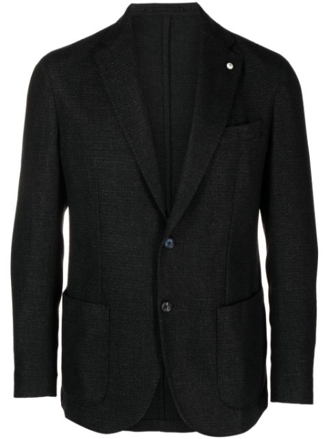 LUIGI BIANCHI MANTOVA notched-collar single-breasted blazer