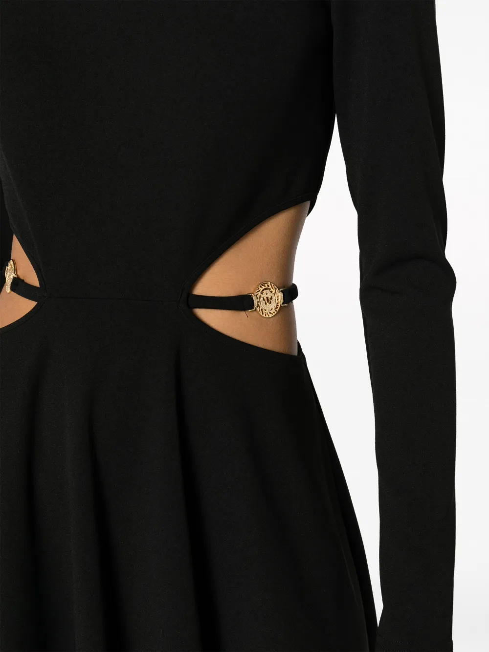 Just Cavalli Verfraaide mini-jurk Zwart