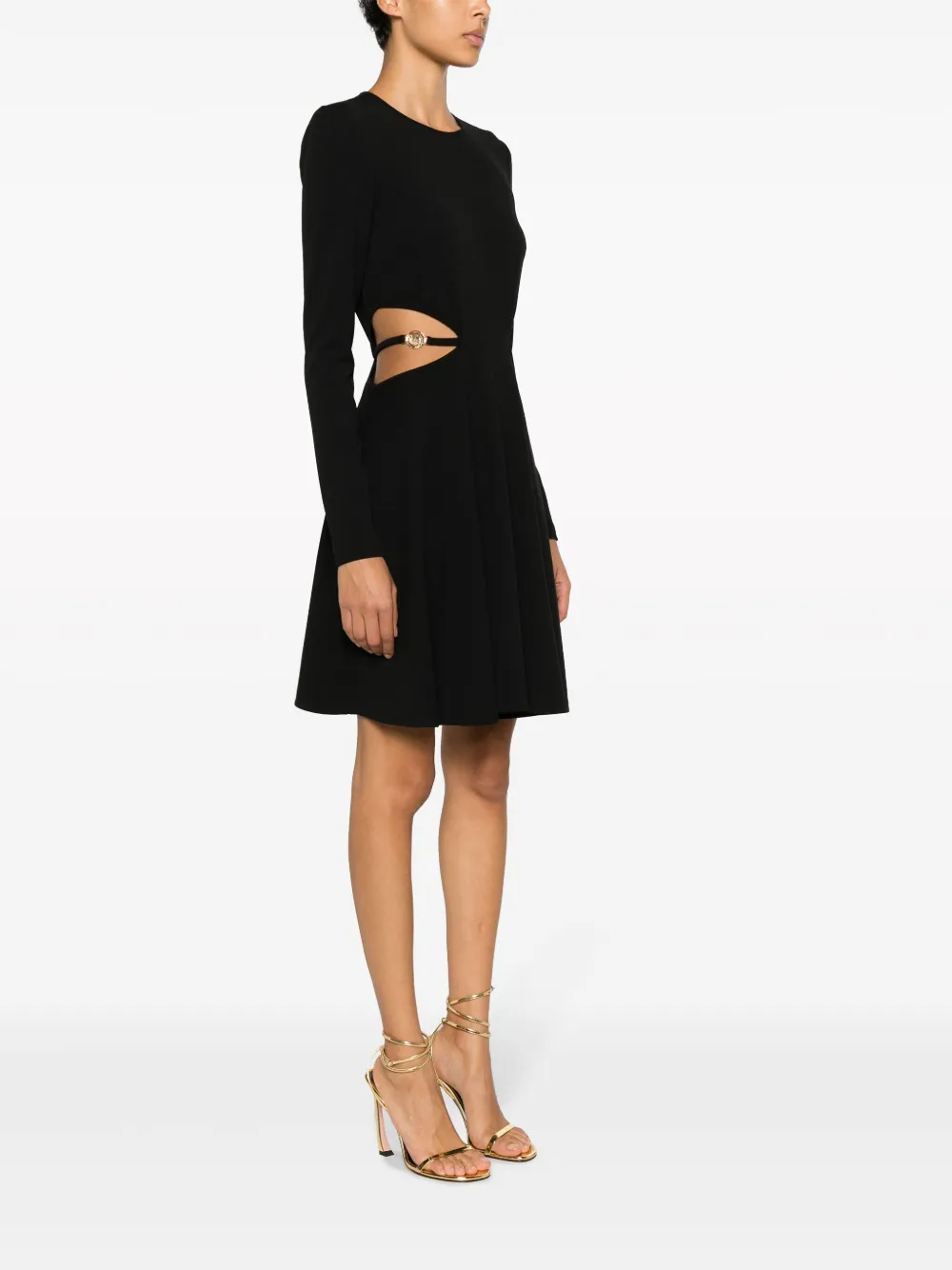 Just Cavalli Verfraaide mini-jurk Zwart