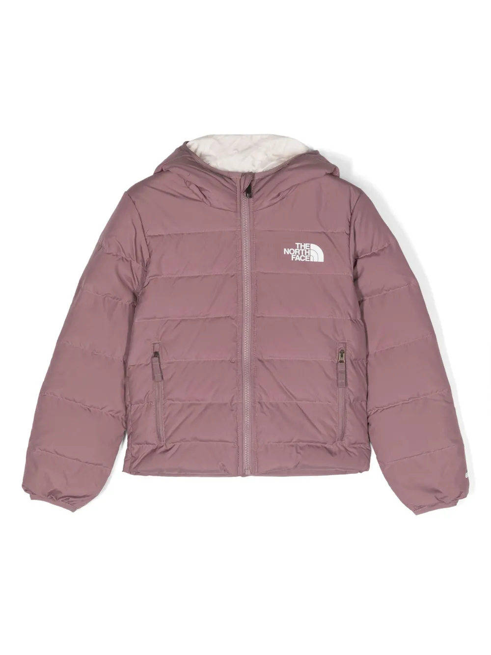 THE NORTH FACE LOGO-PRINT PADDED JACKET