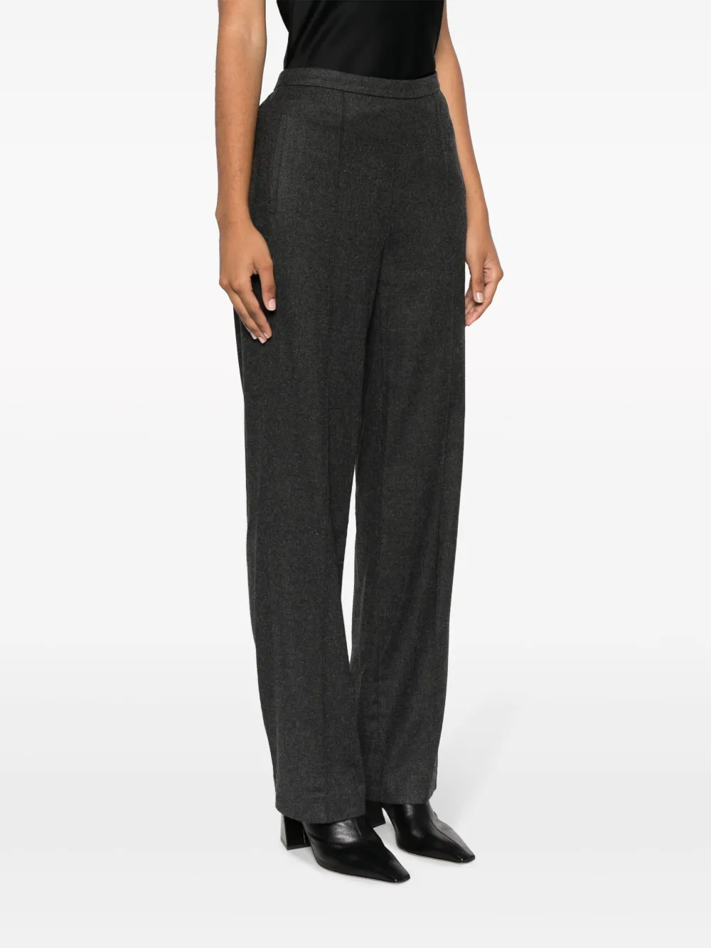 Vince High waist pantalon Grijs