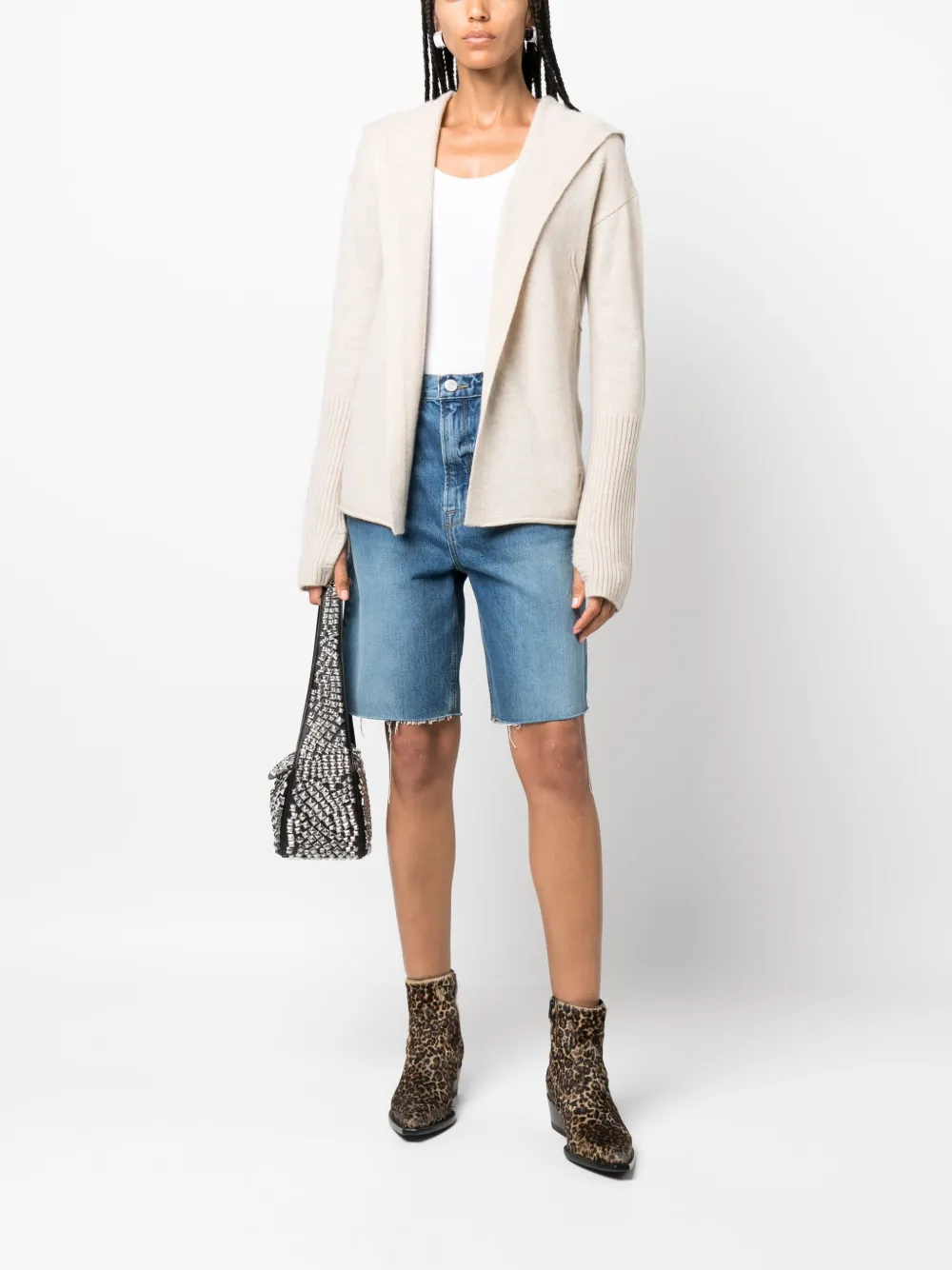 Zadig&Voltaire cashmere hooded cardigan - Beige
