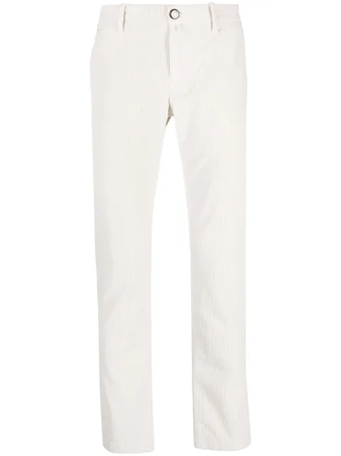 Jacob Cohën Calça chino Bobby de veludo cotelê