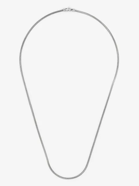 Tom Wood Snake Chain Slim silver necklace