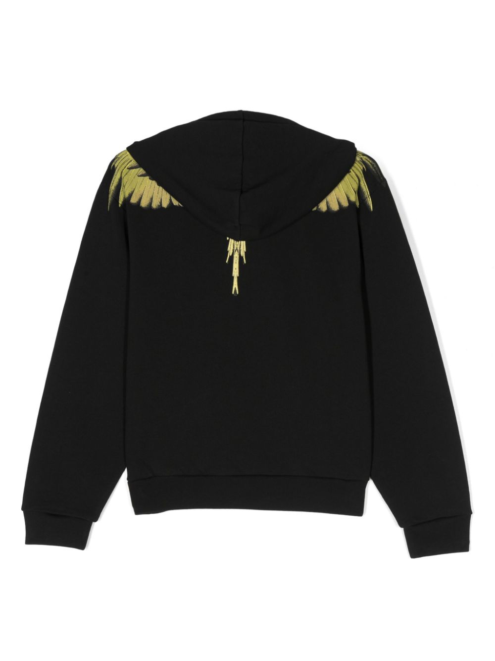 Marcelo Burlon County Of Milan Kids Wings-print cotton hoodie - Zwart