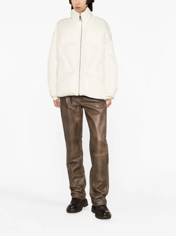 Khrisjoy Moon Quilted Jacket White FARFETCH ID