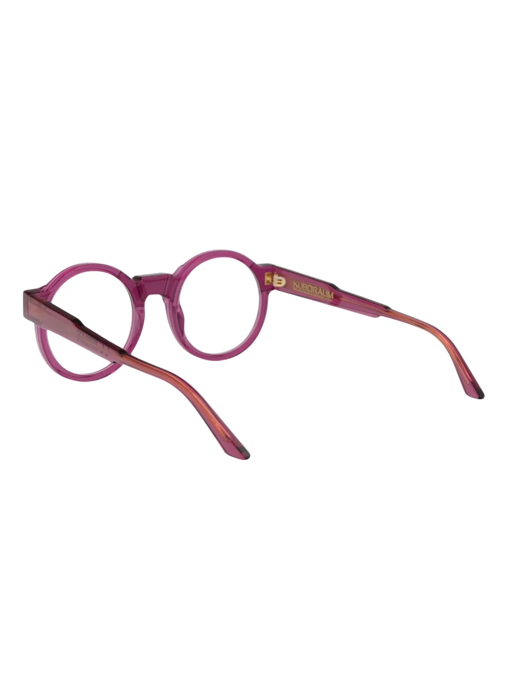 Kuboraum Bril met rond montuur Roze