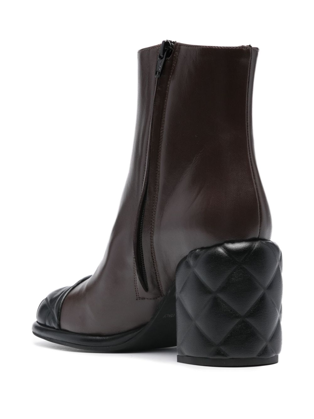 Shop Paul Warmer Coco 85mm Leather Boots In Brown