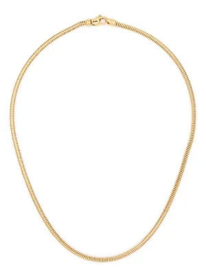 Tom Wood Silm Bo Chain Necklace | Gold | FARFETCH IN