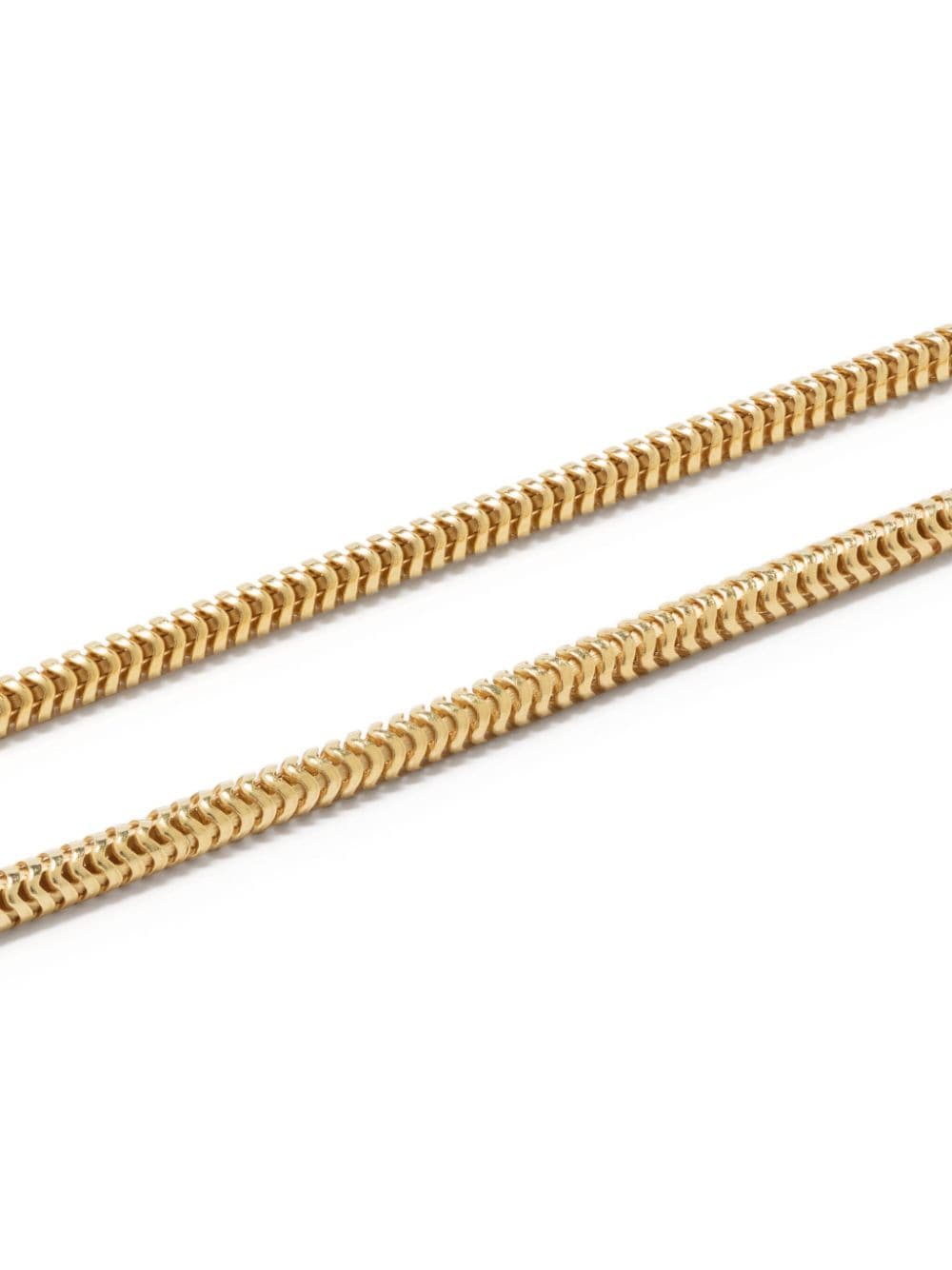 Shop Tom Wood Snake Slim Gold-plated Bracelet