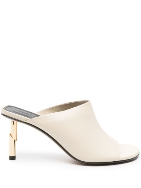 Lanvin Sequence 75mm leather mules