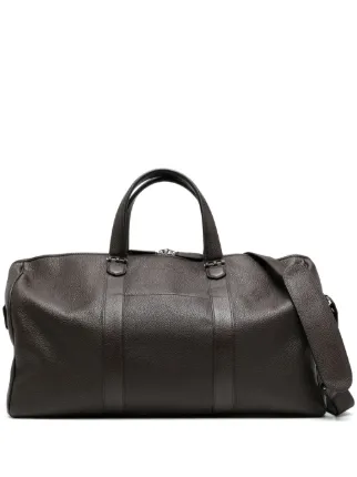 Leather luggage bag on sale