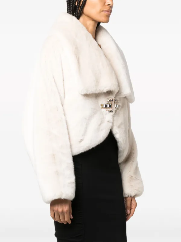 Elisabetta franchi fur coat sale