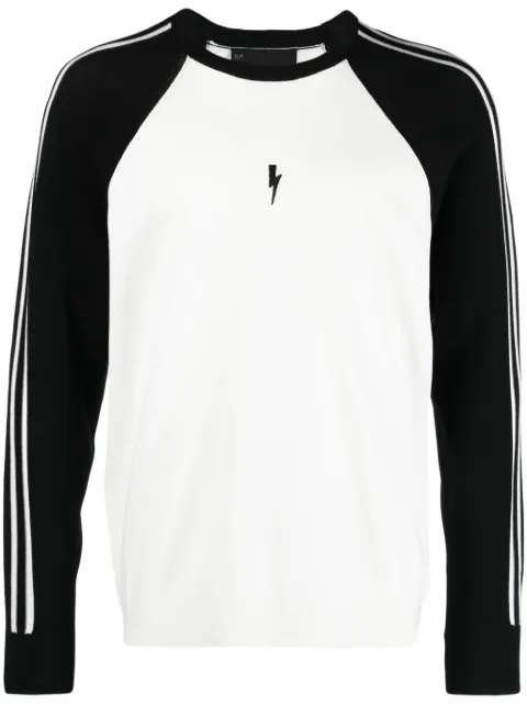 Neil Barrett Pullover mit Streifendetail