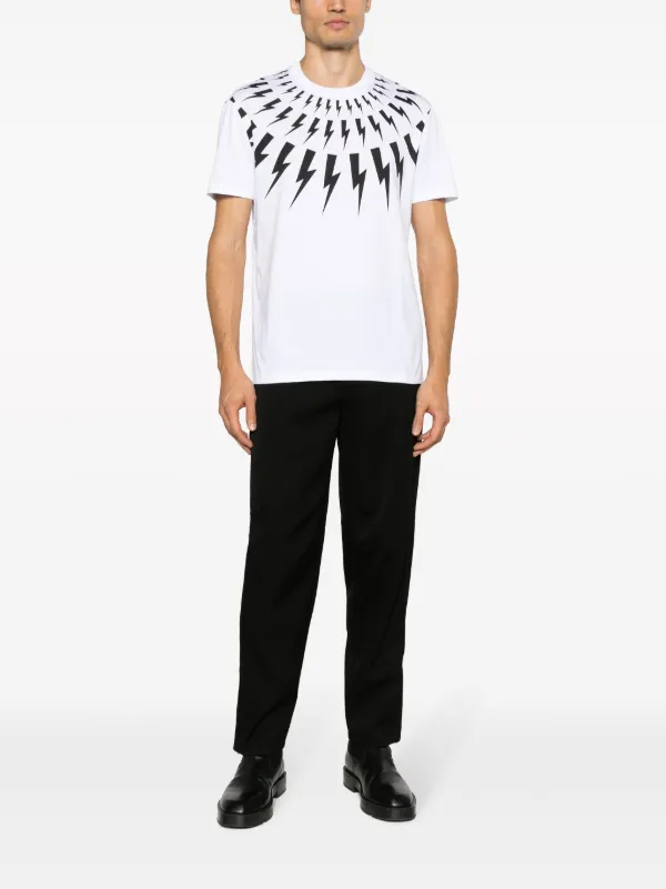 関税送料込【NeIL Barrett】ジャンブルボルトプリントTシャツ 関税送料込【NeIL Barrett】ジャンブルボルトプリントTシャツ
