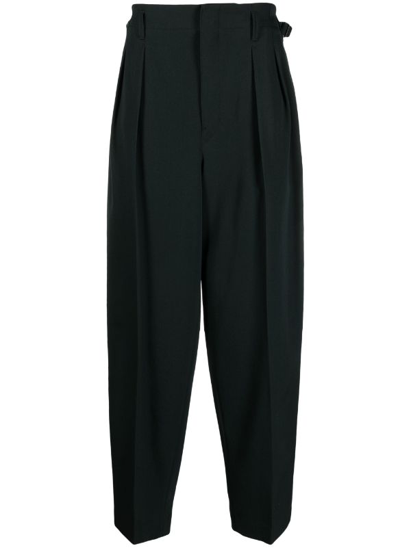 LEMAIRE pleated-detail virgin-wool Tapered Trousers - Farfetch