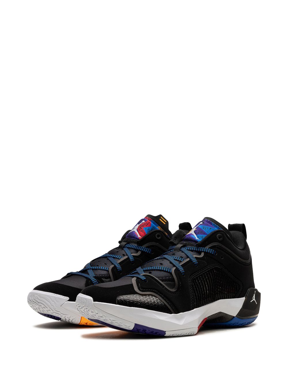 Shop Jordan Air  Xxxvii "nothing But Net" Sneakers In Black