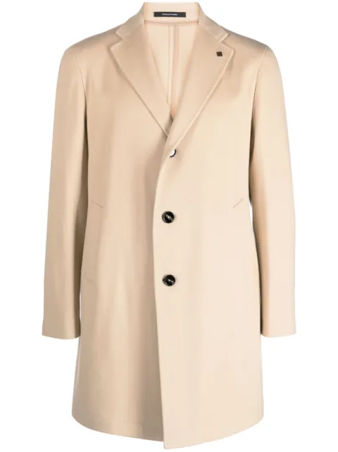 Tagliatore Colorado brooch-detail single-breasted coat