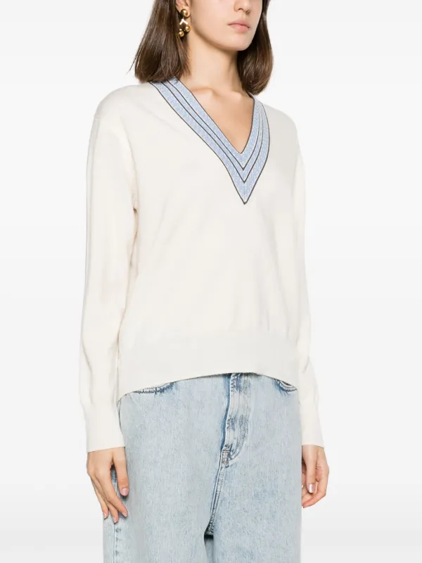 Sandro v cheap neck sweater