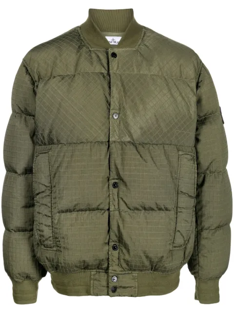 Stone Island chamarra con motivo Compass